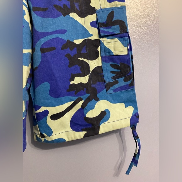 Urban City Cotton Polyester Blend Mens Cargo Shorts Size 32 Streetwear - Picture 8 of 10